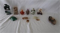 Lot of Japanese Soapstone Carvings