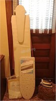 B1- Antique Wooden Ironing Board With Tailor's Arm