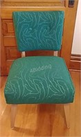 B2-Mid Century Krochler Emerald Green Fabric Chair