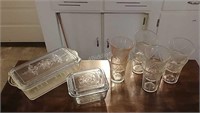 KT- Collection of Patterned Depression Glass
