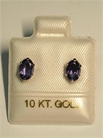 $140 10k Iolite Earrings