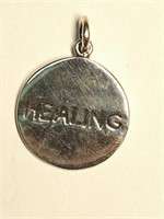 $100 Sterling Silver "Healing" Pendant
