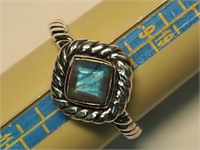 $220 Sterling Silver Labradorite Ring