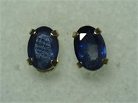 $160 14K Sapphire Earrings