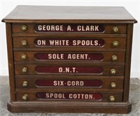 Clark's Thread Spool Cabinet