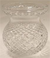 Large Waterford "Corset" Bouquet Vase 9"