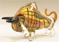 Murano Art Glass Bull