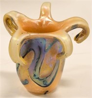 George Machart Multi Color Art Glass Vase
