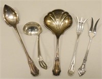 Lot Of 5 Mixed Sterling Silver Flatware Items