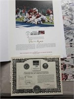 Daniel Moore " The goal line stand " signed print