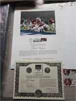 Daniel Moore "The Goal Line Stand" stamp print