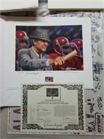 Daniel Moore "Bear Bryant" print