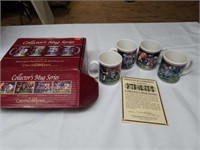 Set of 4 Alabama collectors mug series