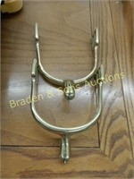 GROUP OF 30 CONTEMPORARY BRASS CAVALRY SPURS WITH