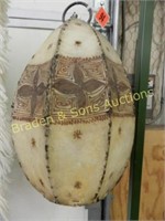 VINTAGE HANDMADE GOAT SKIN LAMP