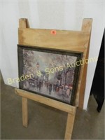 ART EASEL WITH PRINT