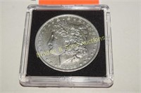 US 1894-O MORGAN SILVER DOLLAR. AU QUALITY