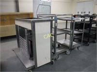 3pc Stainless Steel Industrial Carts