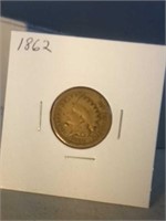 1862 Indian head penny