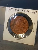 1819 large cent coin