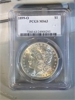 1899 O PCGS MS63 Morgan Silver Dollar