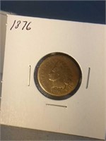 1876 Indian head penny