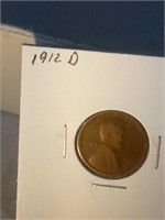 1912 D Lincoln penny