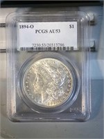 1894 O PCGS AU53 Morgan Silver Dollar