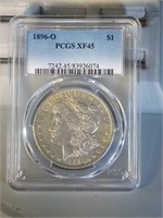 1896 O PCGS XF45 Morgan Silver Dollar