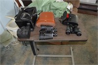 2 Pair Binoculars & Polaroid Camera