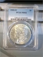 1902 O PCGS MS62 Morgan Silver Dollar