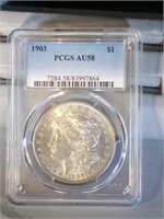 1903 PCGS AU58 Morgan Silver Dollar