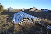 36 joints of 8 inch Gated Pipe, PVC,