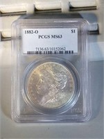 1882 O PCGS MS63 Morgan Silver Dollar
