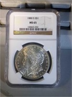 1880 S NGC MS65 Morgan Silver Dollar