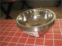 Lot of 10 Stainless Bowls