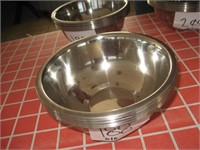 Lot of 10 Stainless Bowls