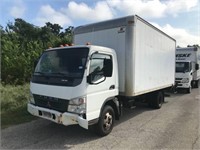 Mitsubishi Fuso 16'diesel box truck with liftgate