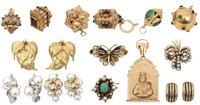 Estate Gold Jewelry (14 Pieces)