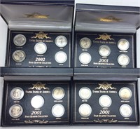 (4) ASSORTED STATE QUARTER COLLECTIONS