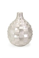Imax Helena Small Pearl Vase, 8 x 10 x 8"