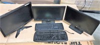 (2) HP ProDisplay P201 20" Monitors (No Cables)