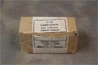(1) Box of (100) Rnds 7.62X51MM NATO, Belgian