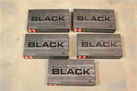 (5) 20 Rnds Boxes of Hornady Black 5.56 x 45 MM