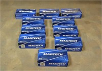 (10) Boxes, Magtech, .40 S&W, 180 Gr. FMJ-Flat,