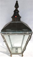 EARLY 20TH C. COPPER STREETLIGHT WITH FANCY