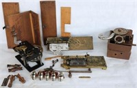 LOT OF MISC. PHONOGRAPH & MUSIC BOX PIECES TO