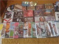 FR- Large Box CD's DVD's & VHS