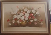 FR- Intricate Floral Oil Painting