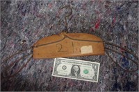 Circa 1892 wood and wire coat hanger